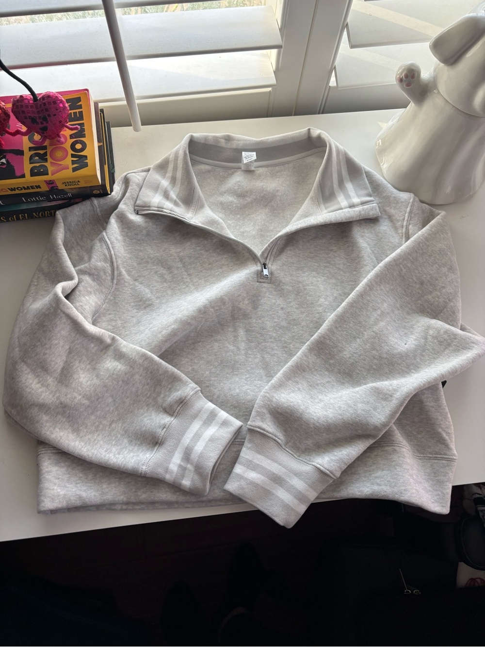 NWT Yogalicious Half-Zip Pullover Large
